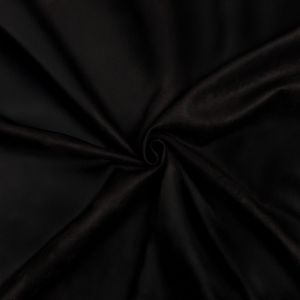Плотная однотонная лайкра Scuba / Черный