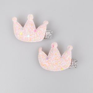 Заколка для волос / Короны / Розовaя-Серебристaя
