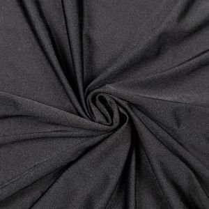 Плотная однотонная лайкра / Чернaя