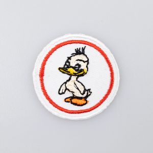 Приглаживаемые утюгом мотивы / Duck / Красный
