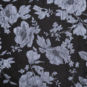 Ткань для костюмов с эффектом жатки Sophia / 690 Cиняя