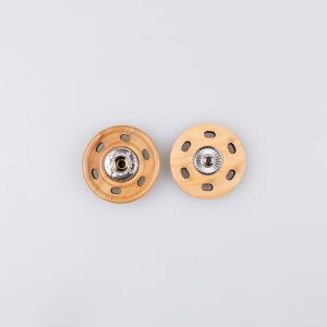 Деревянная кнопка 23 мм / круглая