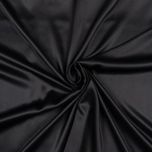 Шелковистый искусственный шёлк / D15 Черный