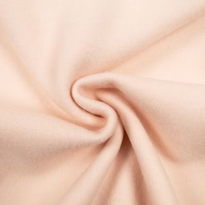 Шерстяная пальтовая ткань Melton / D6 Розовaя