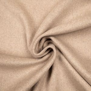 Шерстяная пальтовая ткань Melton / D11 Светло-серaя