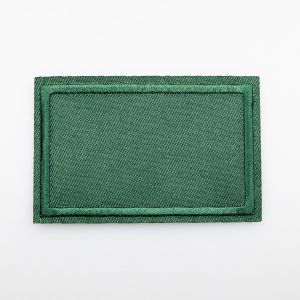 Термотрансферная наклейка 50 x 80 мм / Заплатка  / Зеленaя 270