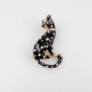 Брошь Чёрная пантера