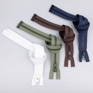 Mолния 8 мм T8 разъёмная 50 см / Разные тона