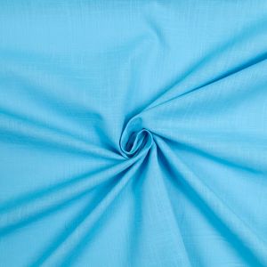 Однотонная хлопковая ткань / Cиняя