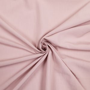 Однотонная ткань для платьев с вискозой / Нежно-розовaя