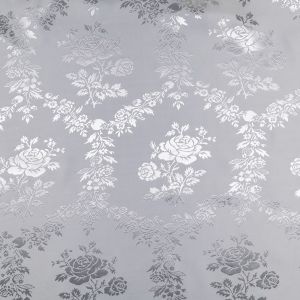 Подкладочная ткань Raso Poly Jacquard / Серебристaя