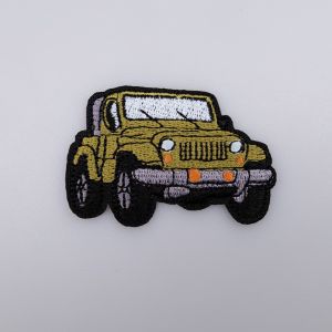 Термотрансферная наклейка JEEP 4x6 cm / Зеленaя