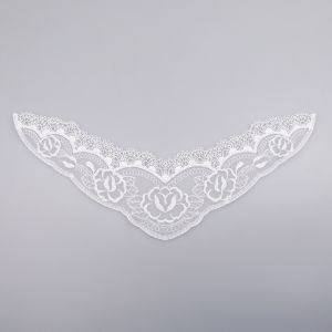 Кружевной мотив D10 / 32x7 cм / Белый