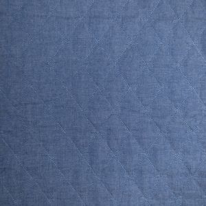 Стёганая джинсовая ткань Bows / 1 Medium Blue