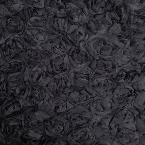 3D шифон Rose / Чёрный
