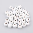 Деревянныe бусины 9 мм / Белый 101