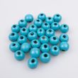 Деревянныe бусины 9 мм / Бирюзовый 208