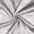 Бархат для штор с мятым эффектом / Светло-серый