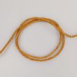 Тонкий металлический шнур  3 мм / Натуральный-Золотистый
