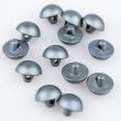 Круглая маленькая пуговица / 10 мм /  Серая