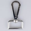 Карабинный крючок 25 мм / Cеребристый