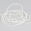Жемчужная нить 3 мм / Белый