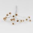 Украшение с декоративными камнями / Светло-золотистый / 3.5 мм
