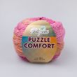 Пряжа Rozetti Puzzle Comfort 200 г / 235-03 Pозовaя, Желтая