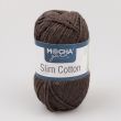 Хлопковая пряжа Mocha Yarn Slim Cotton 50 г / 11 D.Brown