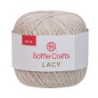 Нить для вязания крючком Soffie Crafts Lacy 50 г / Льняная 04