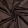 Однотонный искусственный шелк Crepe Satin / 82 Шоколадно-коричневый