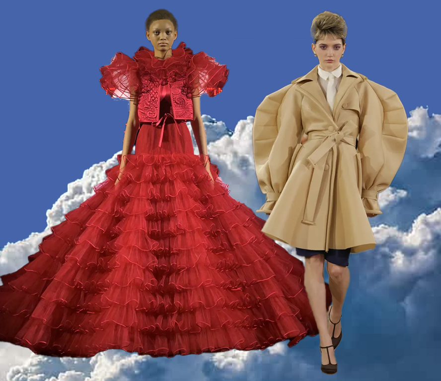 Объемные силуэты