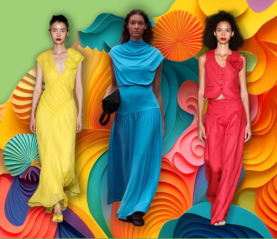 Смелые цветовые тона